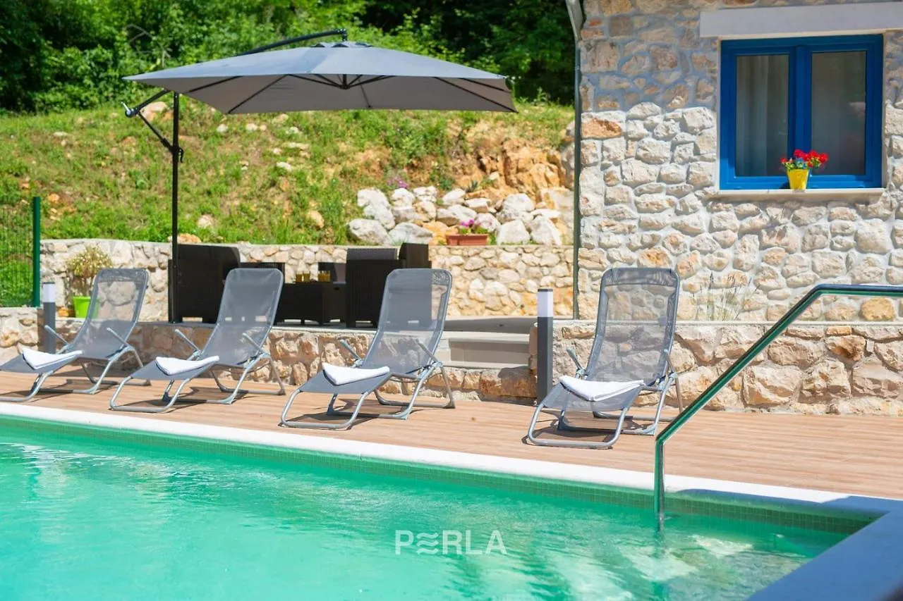 Cozy Stone House Capree With Pool Villa Ripenda Kras 0*,